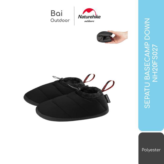 Ready SEPATU BASECAMP DOWN NATUREHIKE NH20FS027 BULU ANGSA CAMPING HIKING
