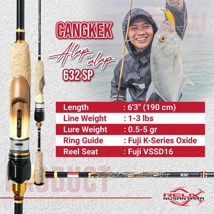 Joran Cangkek 1-3 Lb 632 Xul Relix Nusantara