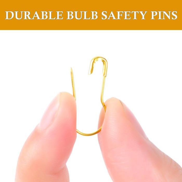 Peniti Bohlam 1000Pcs Peniti Hijab Peniti Labu Peniti Bohlam Anti Karat Premium Jarum Peniti Kecil