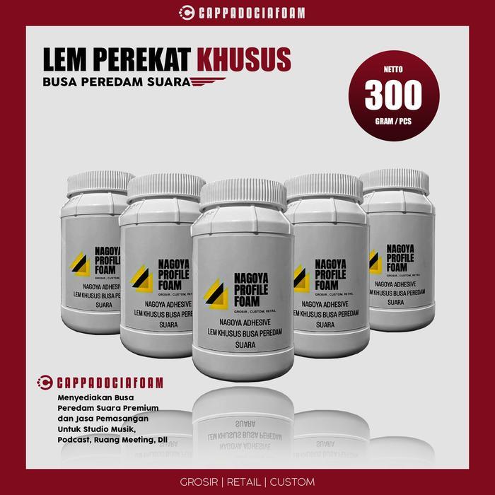 PAKET 5 PCS LEM PEREKAT KHUSUS BUSA PEREDAM SUARA