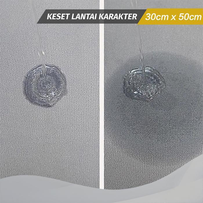 New Keset Kamar Mandi Lucu Keset Lantai Motif Karakter Keset Rumah Multifingsi Keset Kamar Mandi