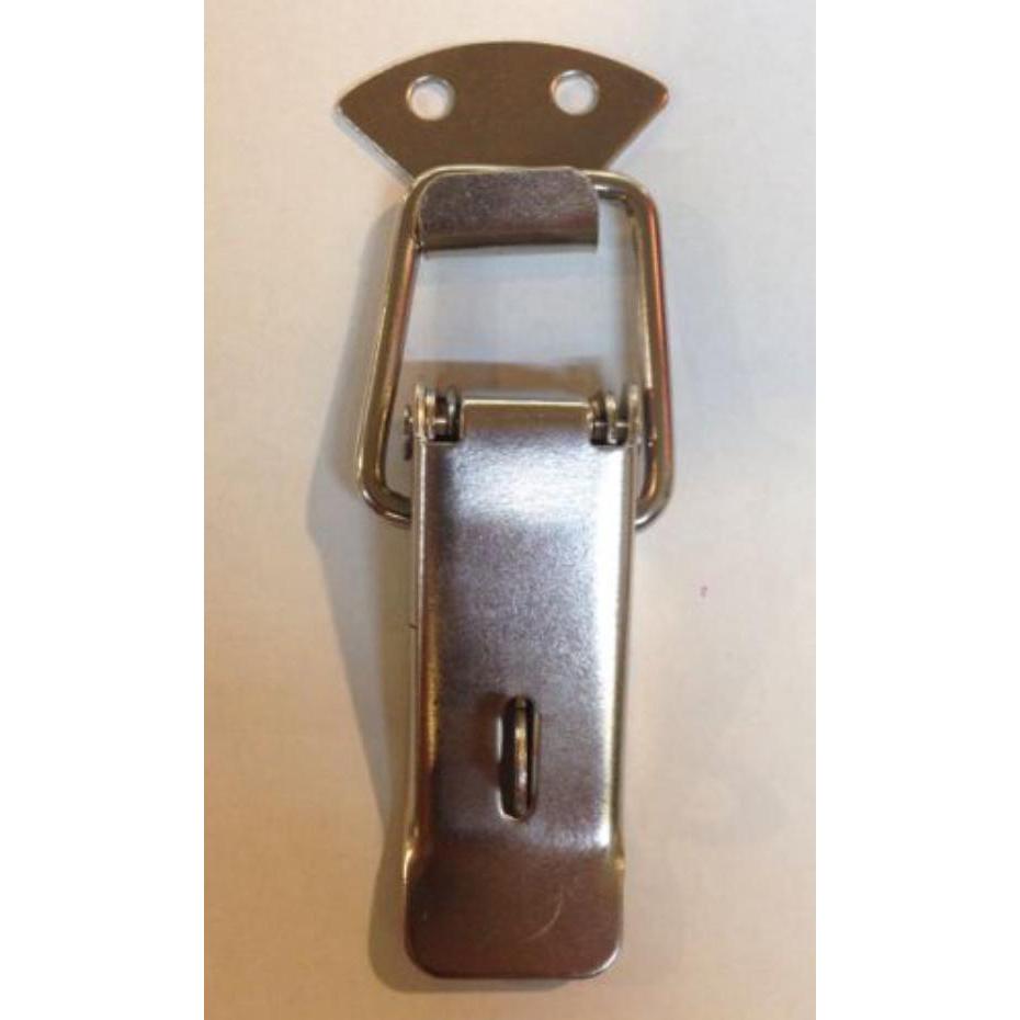 ] overval / kaitan / kunci koper besar + tempat gembok (stainless steel)