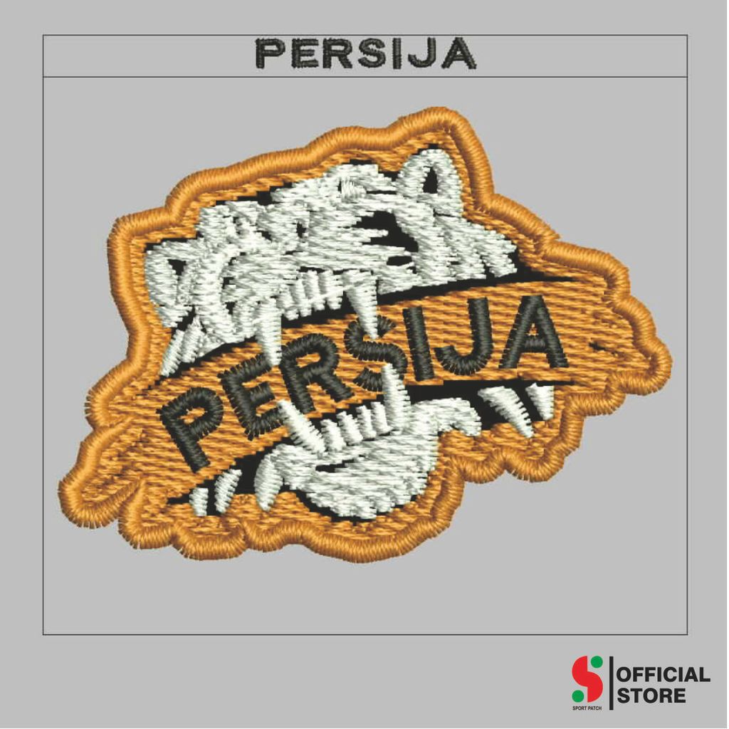 SPORT-336 PATCH BORDIR KOMPUTER LOGO/EMBLEM PERSIJA MACAN
