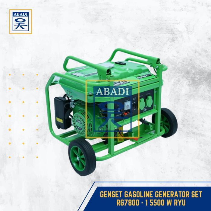 GENSET GASOLINE GENERATOR SET RG7800 - 1 5500 W RYU