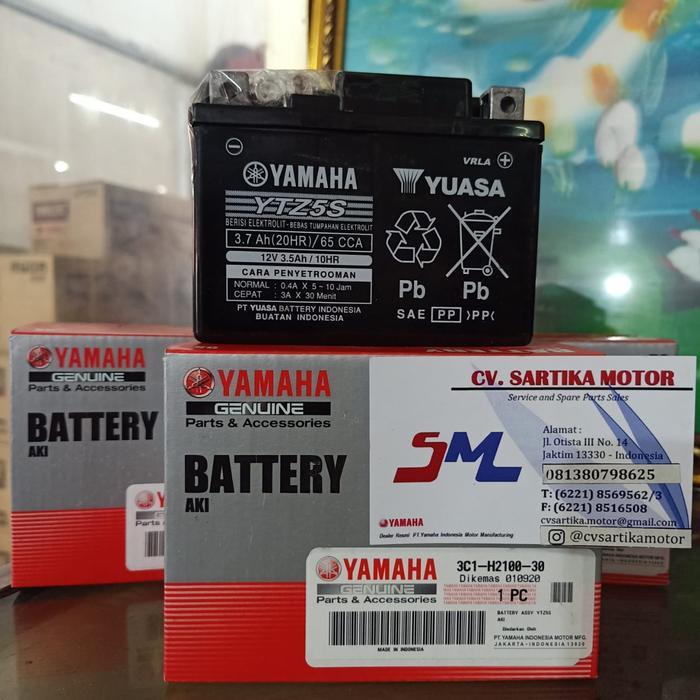 Aki / Battery All Type Yamaha 3C1-H2100-30 terlaris