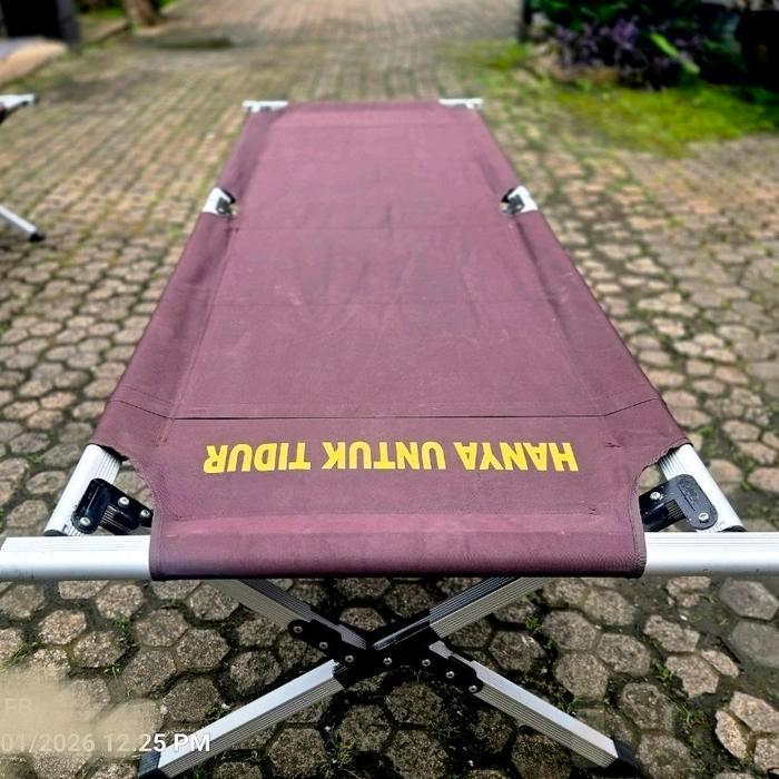 Velbed Folding Bed Tempat Tidur Lipat Jatah Instansi TNI Polri