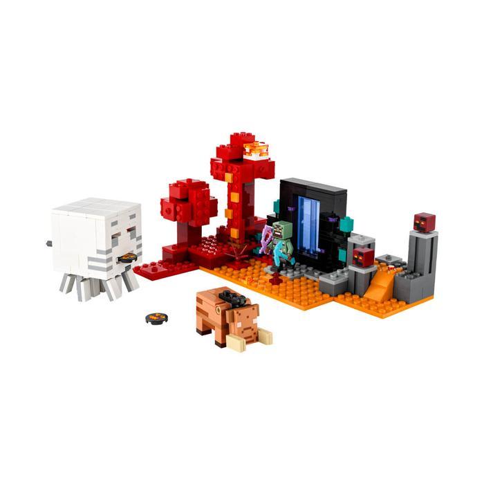 LEGO MINECRAFT NETHER PORTAL AMBUSH 21255 ORIGINAL NUKCHA