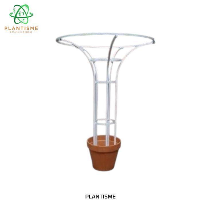 Rambatan Tanaman Wrelle Tower Planter Pergola Besi Media Tanam Rambatan Vertikal Penyangga Kokoh