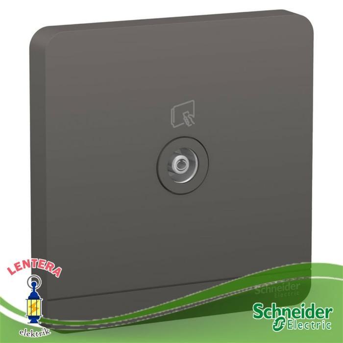 NEW SERIES SCHNEIDER AVATAR ON SOKET TV OUTLET DARK GREY E8331TV_DG