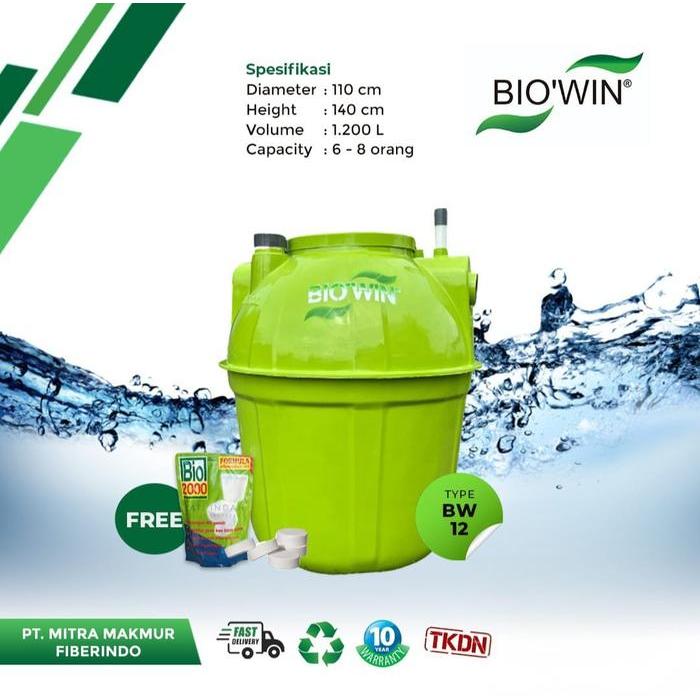 Septic Tank Bio 1200L , Bio Tank, Bio Septic Tank, Biofil, Biotech, Biowin, Septic Tank Biotech