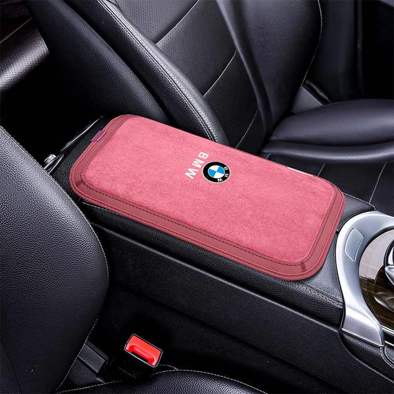 Car Armrest Box Pad Non-Slip Protection Mat for BMW 1 3 5 7 Serie X1 X3 X4 X5 F10 F15 F16 E39 F30 M3