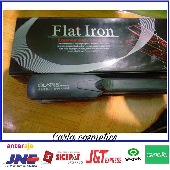 TERLARIS catokan rambut olaris 3228 flat iron/ion+ozon made in korea