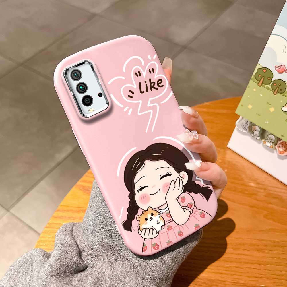 Color Silikon Casing Hp Untuk Xiaomi Redmi 9T Poco M3 Phone Case Softcase Kesing Sofcase Fashion Fan