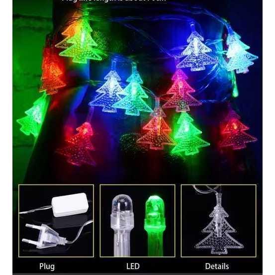 TERLARIS LAMPU TUMBLER NATAL WARNA WARNI / LAMPU NATAL HIAS TUMBLR RAINBOW LED FLIP FLOP / LAMPU
