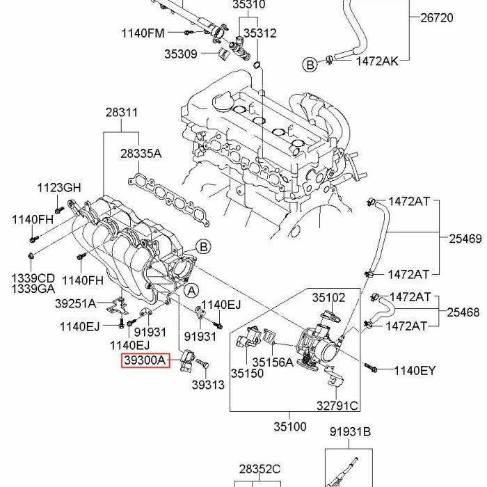 Sensor Map Sensor Manifold Kia Sportage New Sorento