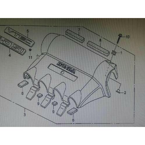 Emblem Stiker Sticker Idsi Vtec Engine Cover Mesin Jazz Gd3 City Gd8 Original