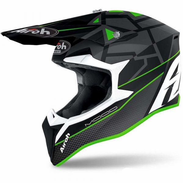 HELM AIROH WRAAP FLAT GREEN NOT HELM FOX NOT HELM ARAI NOT LEATT