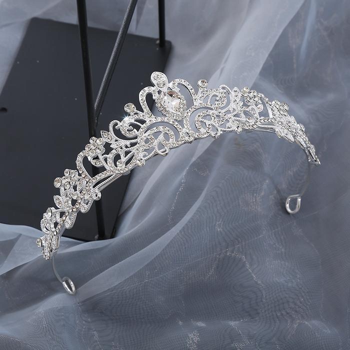 Mahkota Luna Aksesoris Rambut Pesta Pengantin Hijab Bride Wedding Pesta Ulangtahun Sister