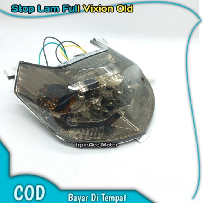 Stoplam Vixion Old Led Mika Smoke Vixion old Led Lampu Stop lam Vixion old Stoplamp Vixion old Mika