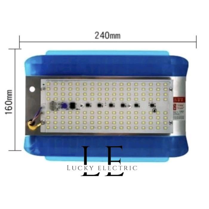 LAMPU JALAN LED 100watt AC LAMPU PJU SUPER TERANG NYALA PUTIH Blue