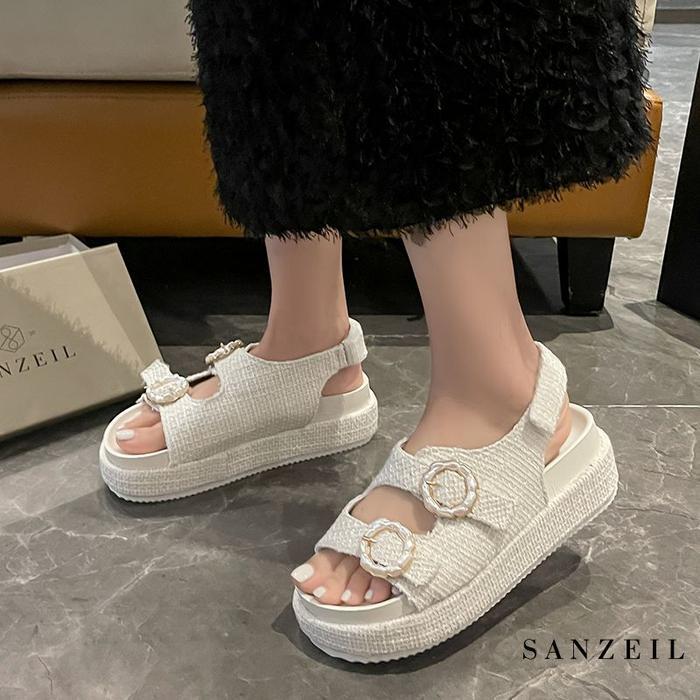 SANZEIL Ivy Sandal cewek Srap sol 4cm 5625 Size 36 - 40