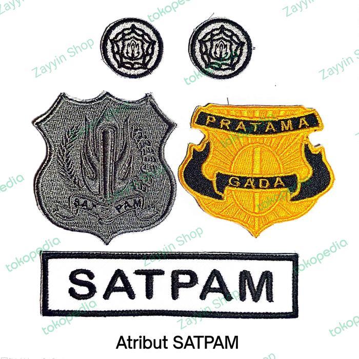 Bordir Atribut Satpam Seragam Keamanan Perlengkapan Kerja