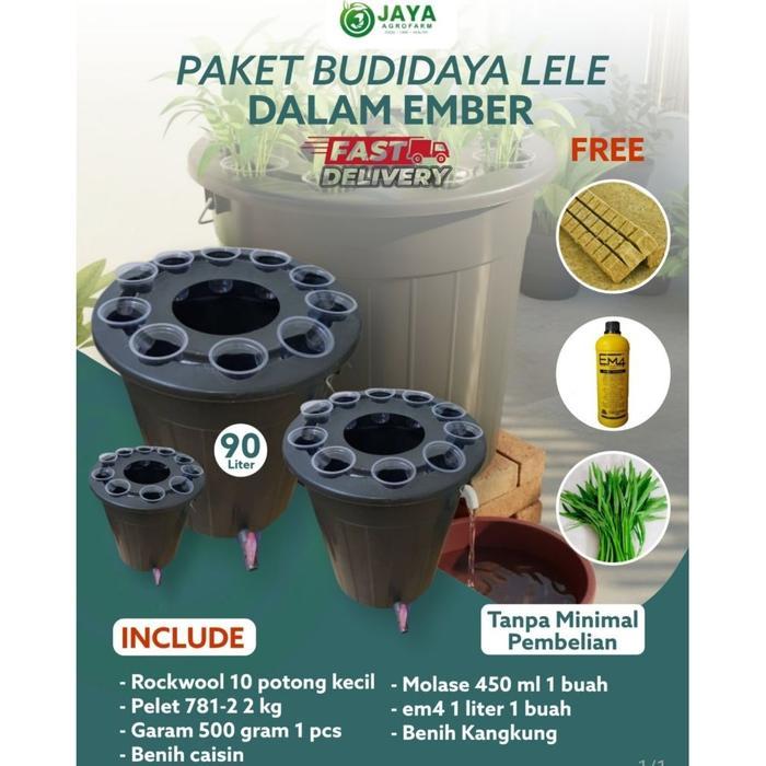 Ember ternak lele budikdamber 90 Liter Paketan Murah