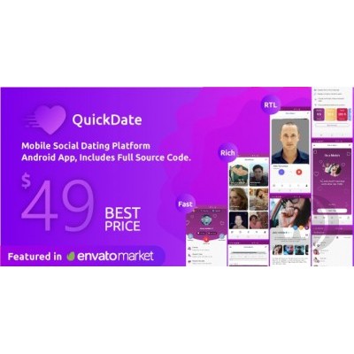 QuickDate Android - Source Code Aplikasi Mobile