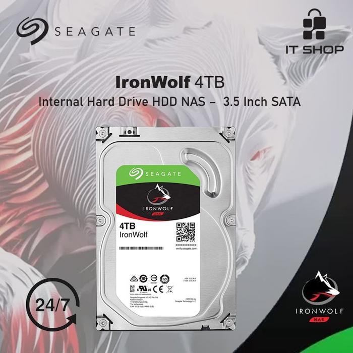 Seagate Ironwolf NAS Internal 4TB - Harddisk