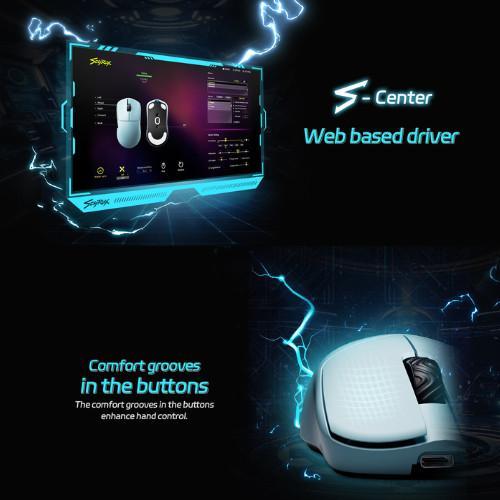 Scyrox V6 / V-6 Ultra Lightweight Gaming Mouse Paw-3950 8K Polling Rate Ready