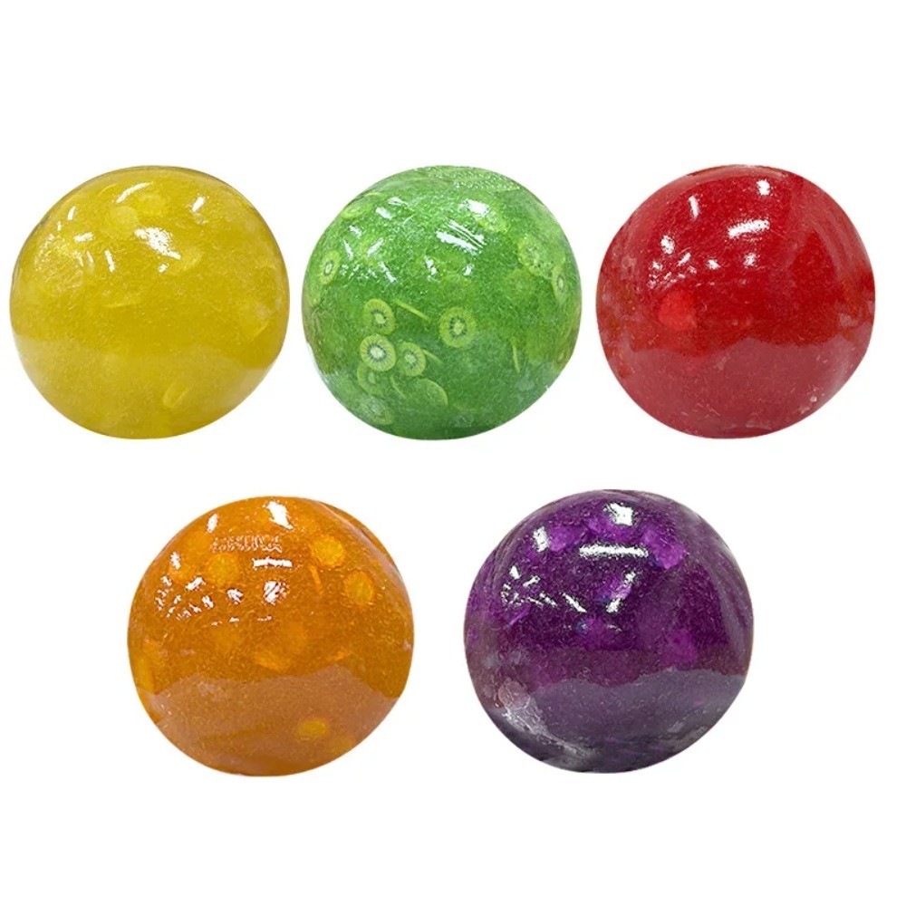New Product Fruit Smoothie Extrusion Sound Control Series Plastic Decompression Toy Fruit Sugar