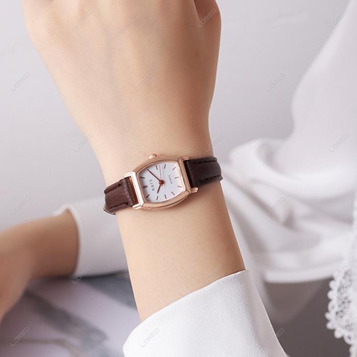 Loreo Jam Tangan Wanita Kulit PU Dial Fashion Analog Women Watch