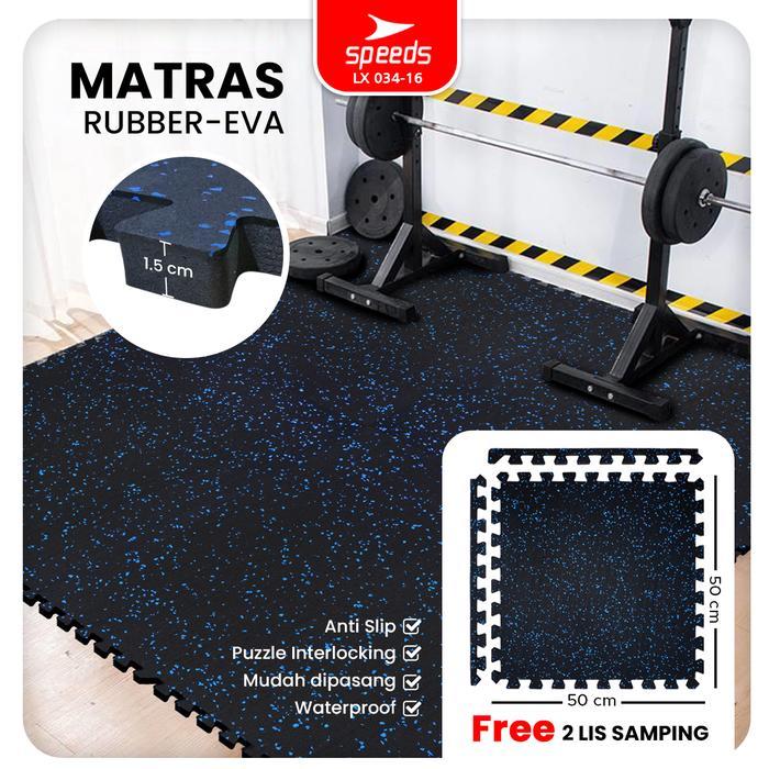 Nirvana Active - Matras Anti Slip Waterproof Puzzle Lantai Matras Matras Gym Matras Olahraga