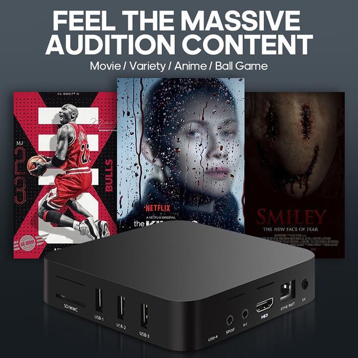 Promo Mxq Pro Android Box 4K Tv Box 16Gb Ram 256Gb Rom Stb 2.4G Wifi Smart Unlock Box Android