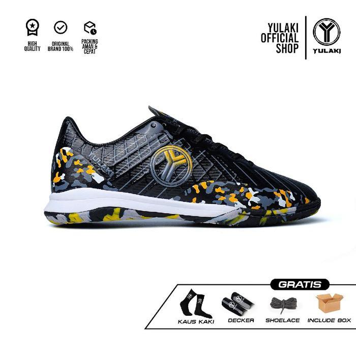 Spotec Footwear - Sepatu Futsal New X Batman Full Black Limited Edition Pack