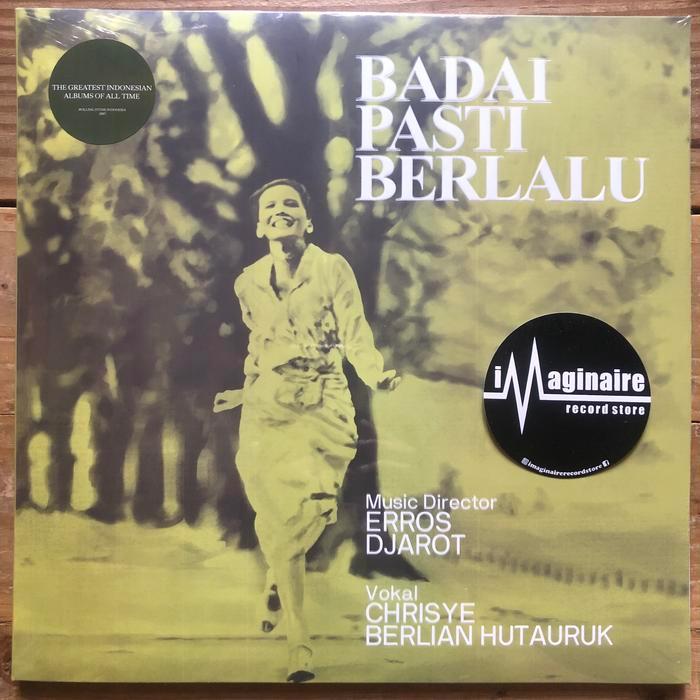 Vinyl / Piringan Hitam Erros Djarot, Chrisye, Berlian Hutauruk - OST Badai Pasti Berlalu LP -Green
