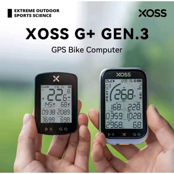 Terbaru Xoss G3+ Speedometer Sepeda Gps Gen 3 Dengan Power Meter Cadence & Lampu Malam Waterproof