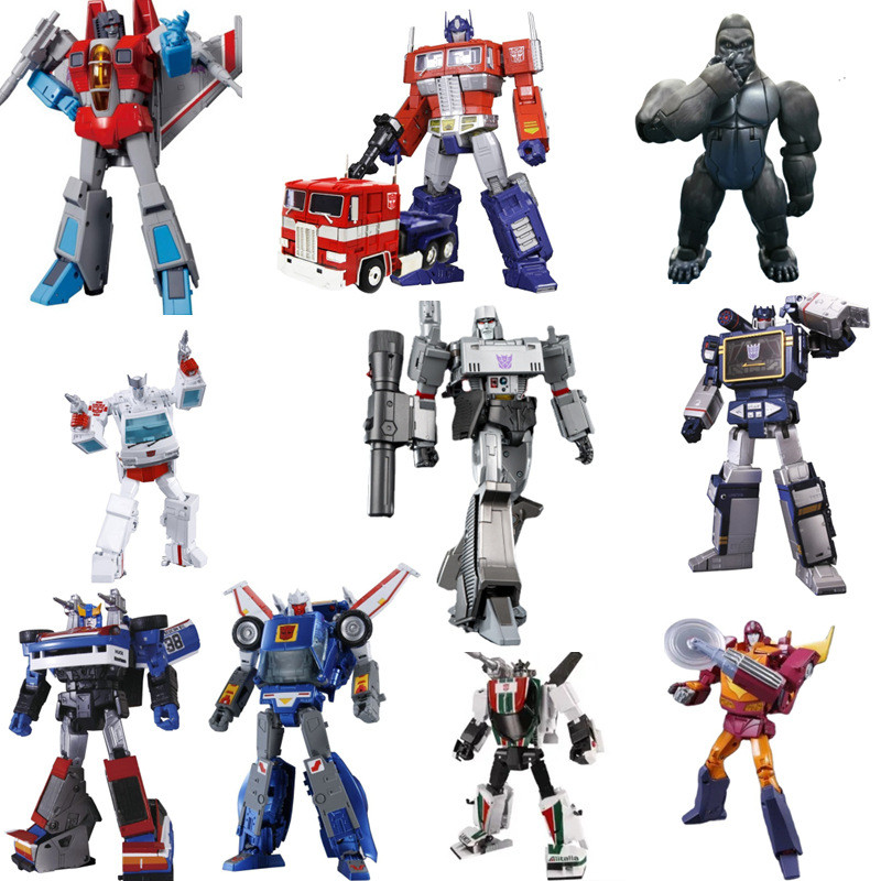 Masterpiece KO MP10 Optimus Prime MP36 Megatron MP52 Starscream MP28 HOT RODIMUS MP27 IRONHIDE