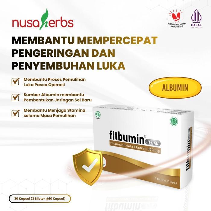 Fitbumin Haruan Kapsul Ekstrak Ikan Gabus Albumin Tinggi Dukung Pemulihan Pasca Operasi