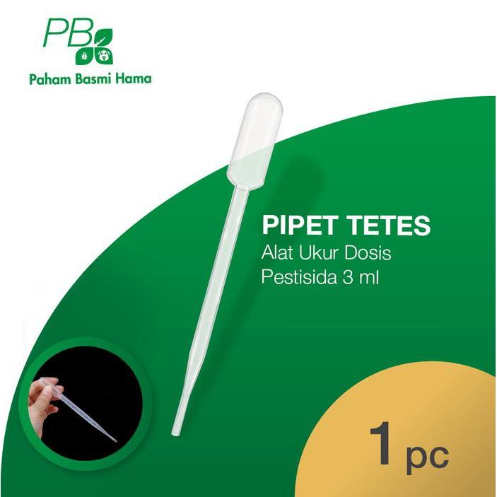BASMI Alat Ukur - Pipet Tetes - Alat Ukur Dosis Pestisida - Kapasitas 3 ML