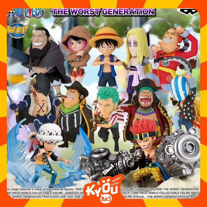 TERBARU Roronoa Zoro Capone Bege X Drake Killer MarshallD.Teach One Piece WCF World Collectable