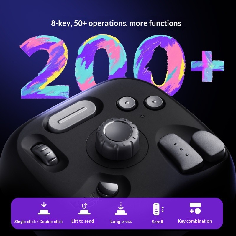 Keyboard Tourbox Lite Wireless Bluetooth Shortcut Keyboard For Photo Drawing Color Grading Video