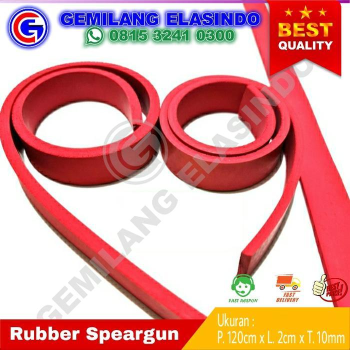 Rubber Speargun P. 120Cm X T. 10Mm Karet Panah Ikan Karet Ketapel
