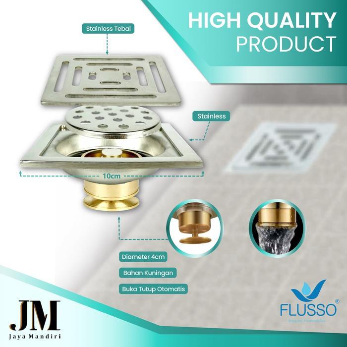 Flusso Saringan Air Afur Saringan Got Afur Lantai Floor Drain Saringan Kamar Mandi 617