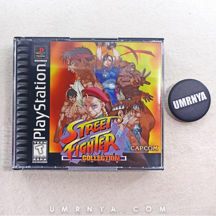 Kaset Original PS1 Street Fighter Collection Playstation PS 1 CD Game