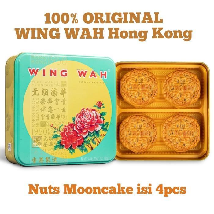 (OPEN PO HK Hongkong) Wing Wah WingWah Nuts Mooncake Assorted Mixed Nuts Kacang Kue Bulan Isi 4pcs x