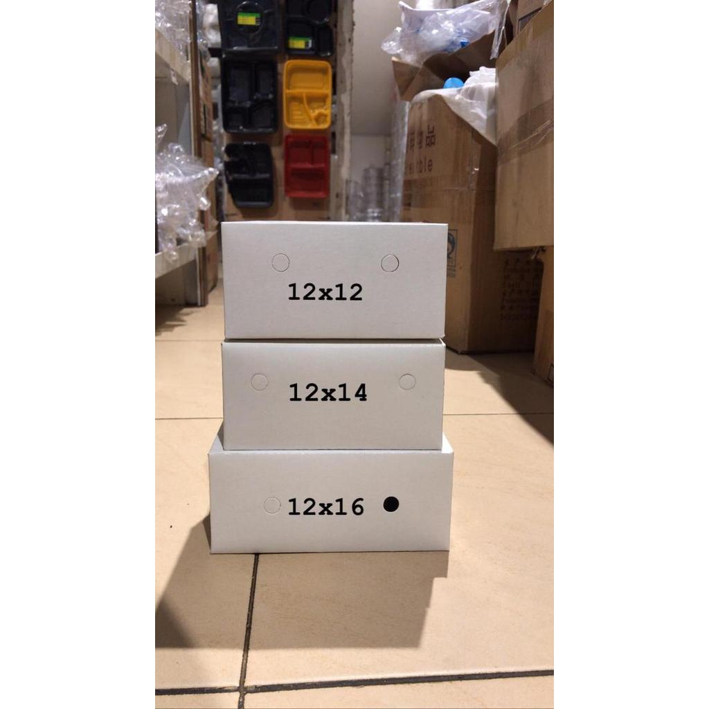 Terlaris DUS PUTIH SNACK ISI 100PC