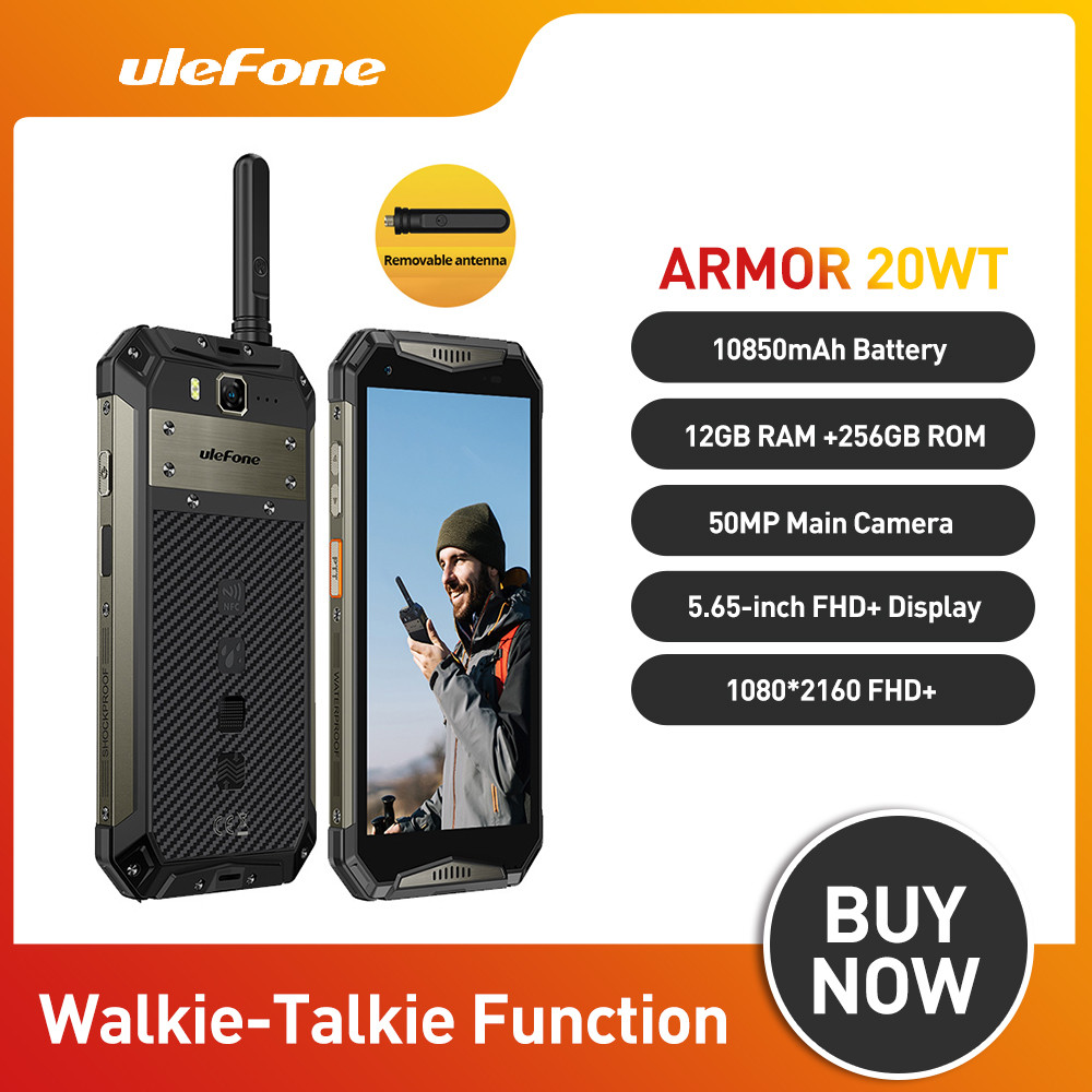 Ulefone Armor 20WT DMR Walkie-Talkie Smartphone Rugged Waterproof