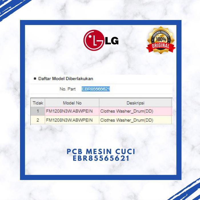 PCB MODUL MESIN CUCI LG FM1208N3W ORIGINAL EBR85565629 / EBR85565621 / CSP30245902/CSP30245901