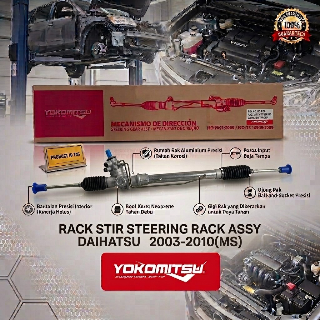 Rack Stir Steering Rack Assy Daihatsu Xenia 2003 - 2010 Yokomitsu